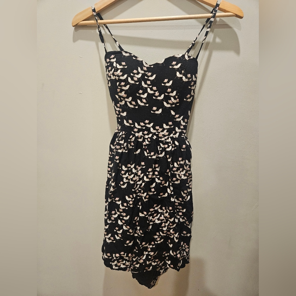 Charlotte Russe bird print dress